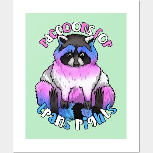 Raccoons For Trans Rights Posters and Art